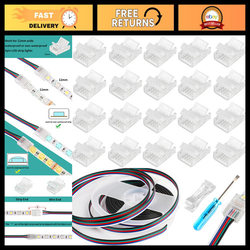 20pcs solderless 5pin led - 20pcs,