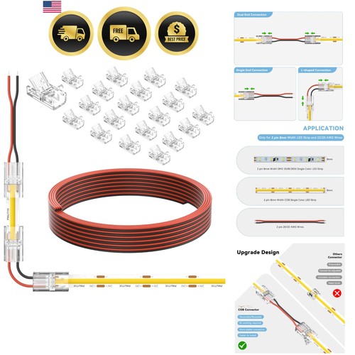 Led strip connectors - led,